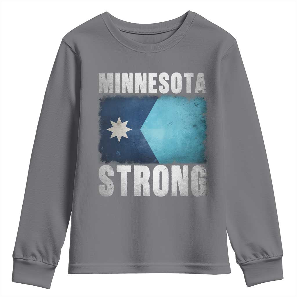 Minnesota Strong Youth Sweatshirt MN State Pride Community Resistance