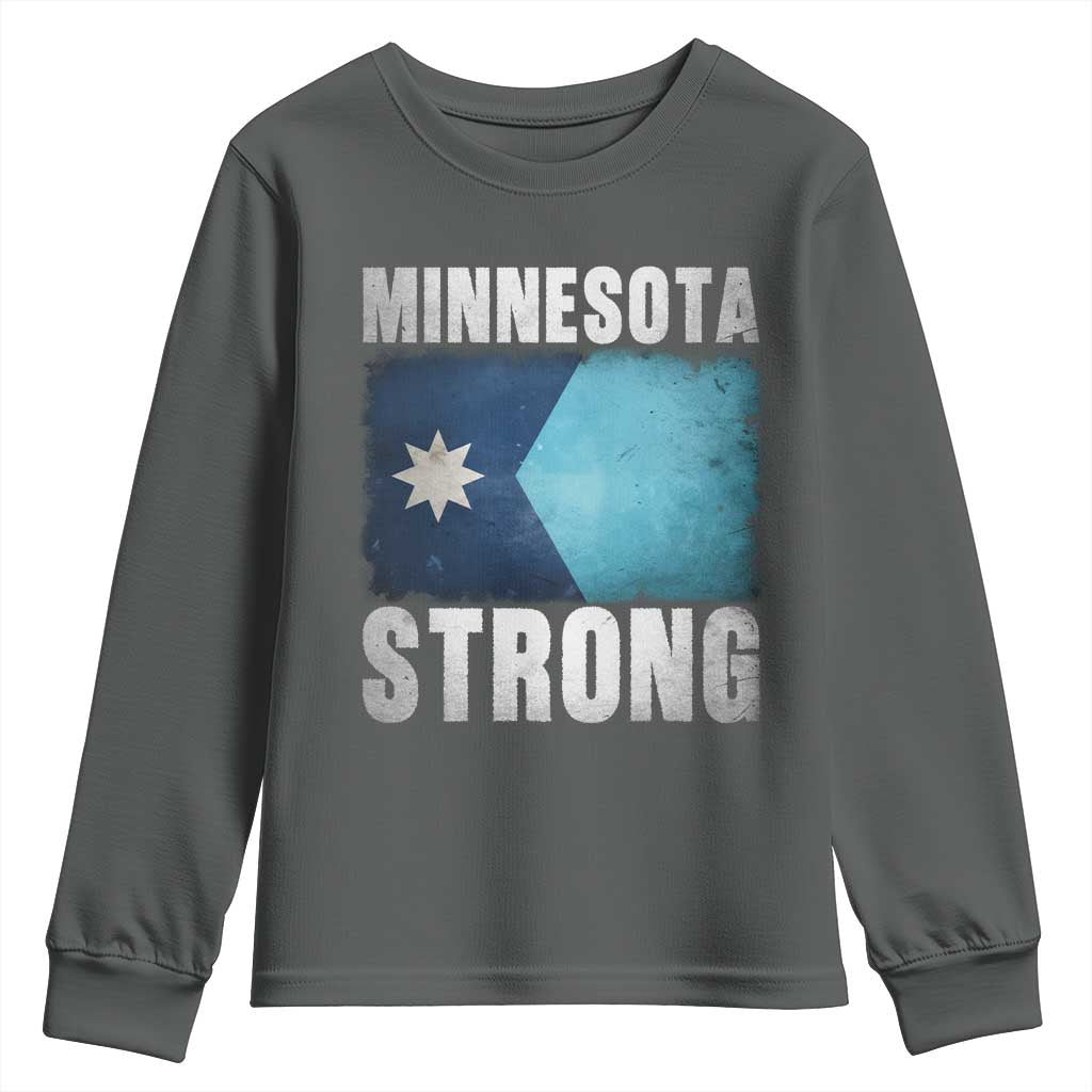 Minnesota Strong Youth Sweatshirt MN State Pride Community Resistance