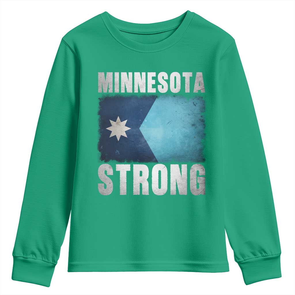 Minnesota Strong Youth Sweatshirt MN State Pride Community Resistance