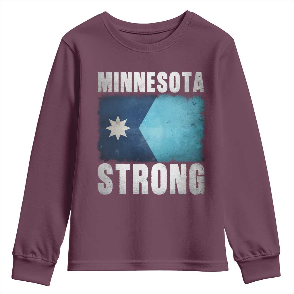 Minnesota Strong Youth Sweatshirt MN State Pride Community Resistance