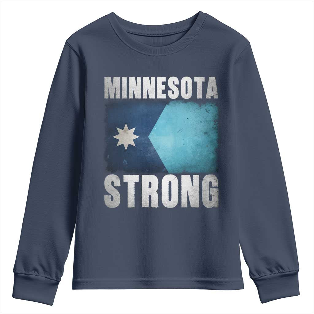 Minnesota Strong Youth Sweatshirt MN State Pride Community Resistance