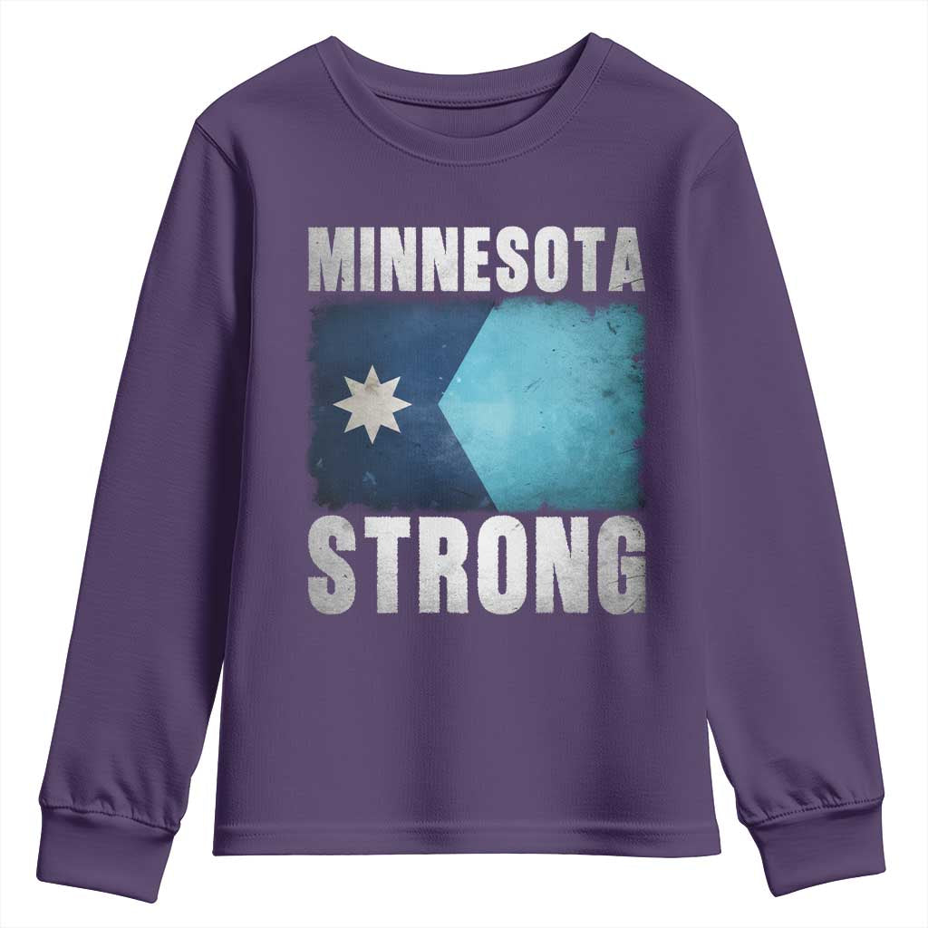 Minnesota Strong Youth Sweatshirt MN State Pride Community Resistance