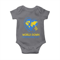 World Down Syndrome Day March 21 World Heart Baby Onesie