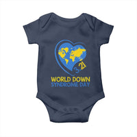 World Down Syndrome Day March 21 World Heart Baby Onesie