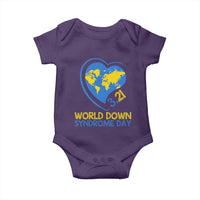 World Down Syndrome Day March 21 World Heart Baby Onesie