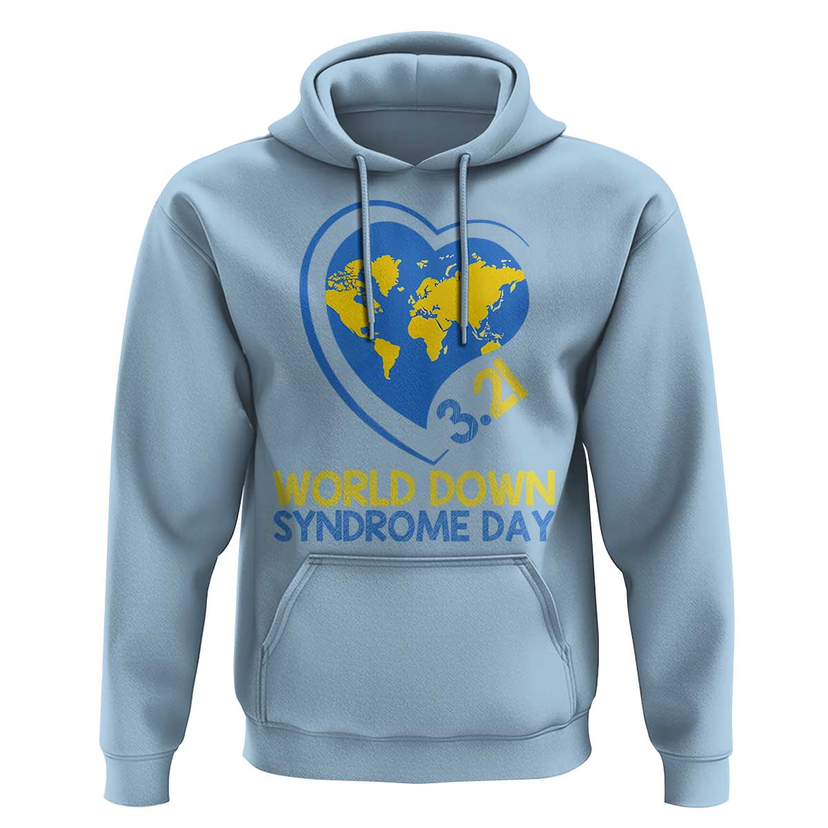 World Down Syndrome Day March 21 World Heart Hoodie