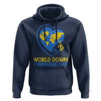 World Down Syndrome Day March 21 World Heart Hoodie