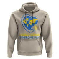 World Down Syndrome Day March 21 World Heart Hoodie