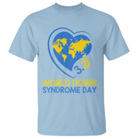 World Down Syndrome Day March 21 World Heart T Shirt