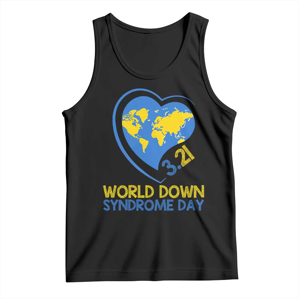World Down Syndrome Day March 21 World Heart Tank Top