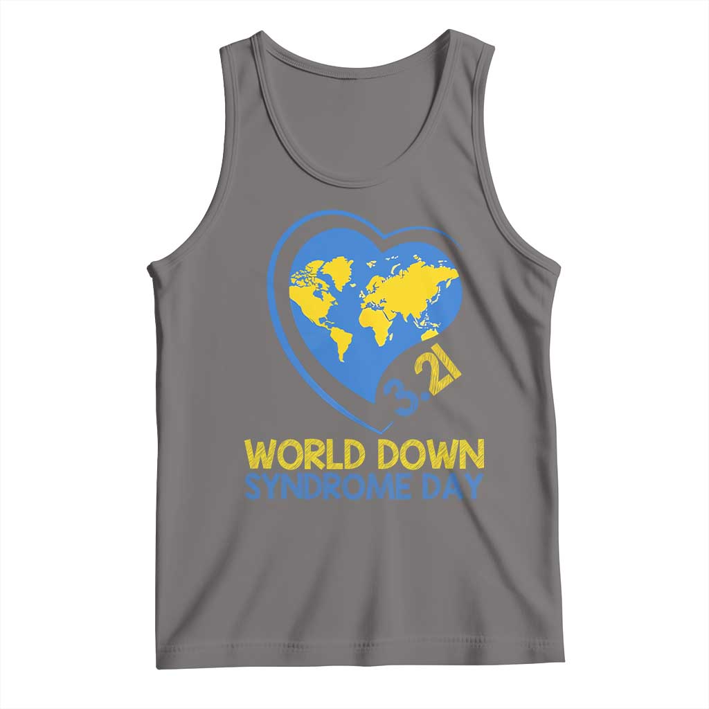 World Down Syndrome Day March 21 World Heart Tank Top