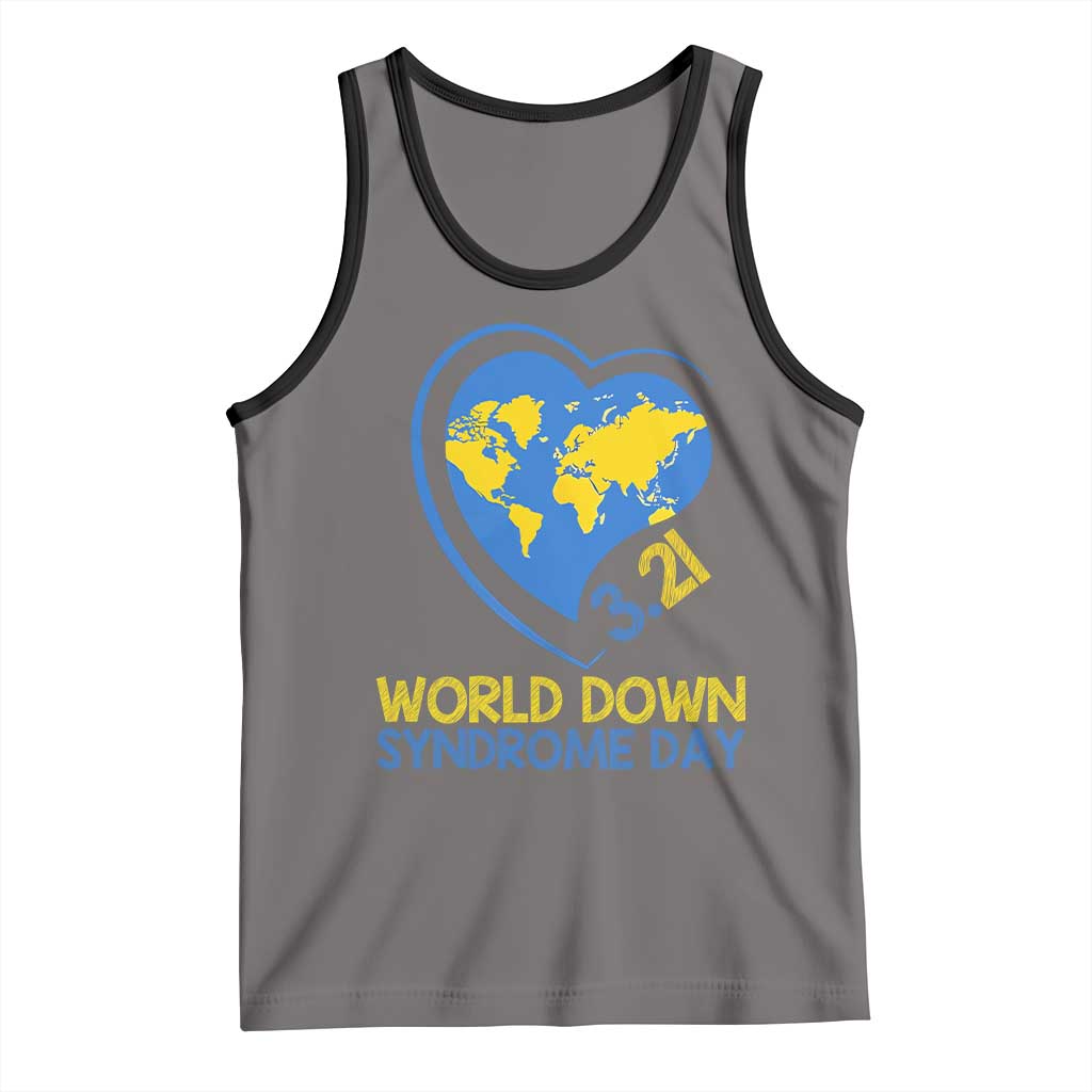 World Down Syndrome Day March 21 World Heart Tank Top