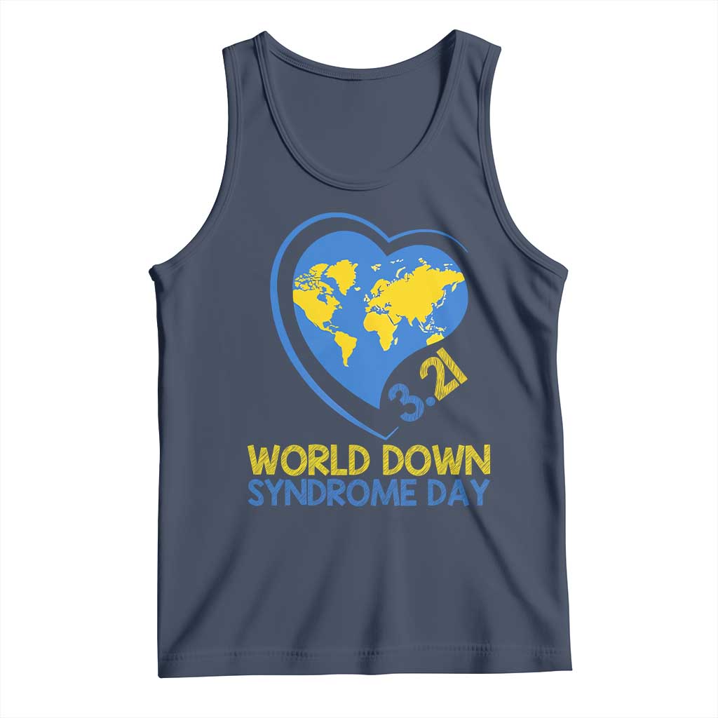 World Down Syndrome Day March 21 World Heart Tank Top