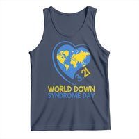 World Down Syndrome Day March 21 World Heart Tank Top