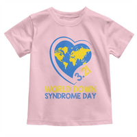 World Down Syndrome Day March 21 World Heart Toddler T Shirt