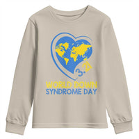 World Down Syndrome Day March 21 World Heart Youth Sweatshirt