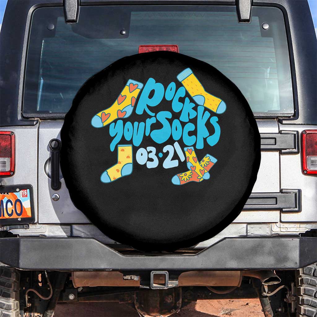 Rock Your Socks Spare Tire Cover Down Syndrome Awareness March 21