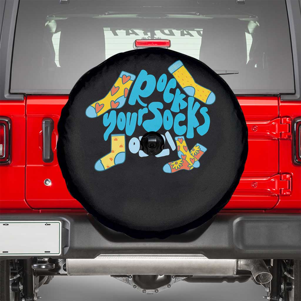 Rock Your Socks Spare Tire Cover Down Syndrome Awareness March 21
