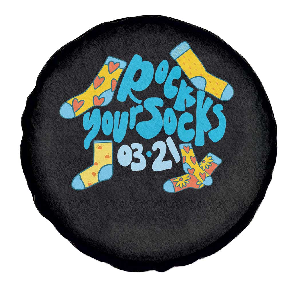 Rock Your Socks Spare Tire Cover Down Syndrome Awareness March 21