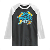Rock Your Socks Raglan Shirt Down Syndrome Awareness March 21