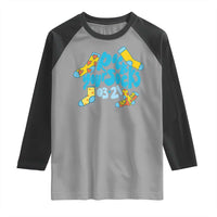 Rock Your Socks Raglan Shirt Down Syndrome Awareness March 21