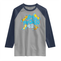 Rock Your Socks Raglan Shirt Down Syndrome Awareness March 21