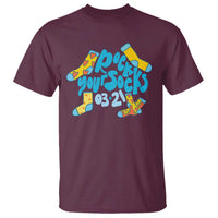 Rock Your Socks T Shirt Down Syndrome Awareness March 21