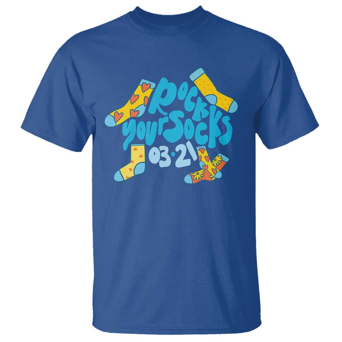 Rock Your Socks T Shirt Down Syndrome Awareness March 21