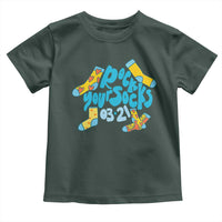 Rock Your Socks Toddler T Shirt Down Syndrome Awareness March 21