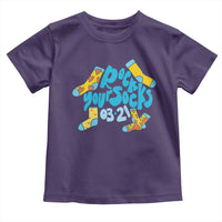 Rock Your Socks Toddler T Shirt Down Syndrome Awareness March 21