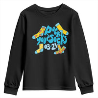 Rock Your Socks Youth Sweatshirt Down Syndrome Awareness March 21