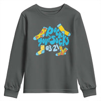 Rock Your Socks Youth Sweatshirt Down Syndrome Awareness March 21