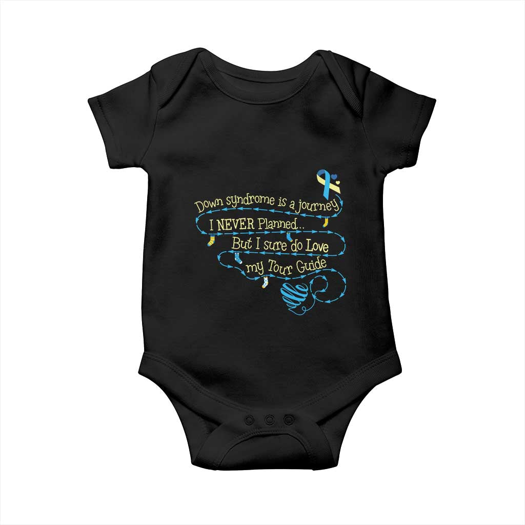 Down Syndrome Awareness Baby Onesie Down Syndrome Is A Journey I Never Planned