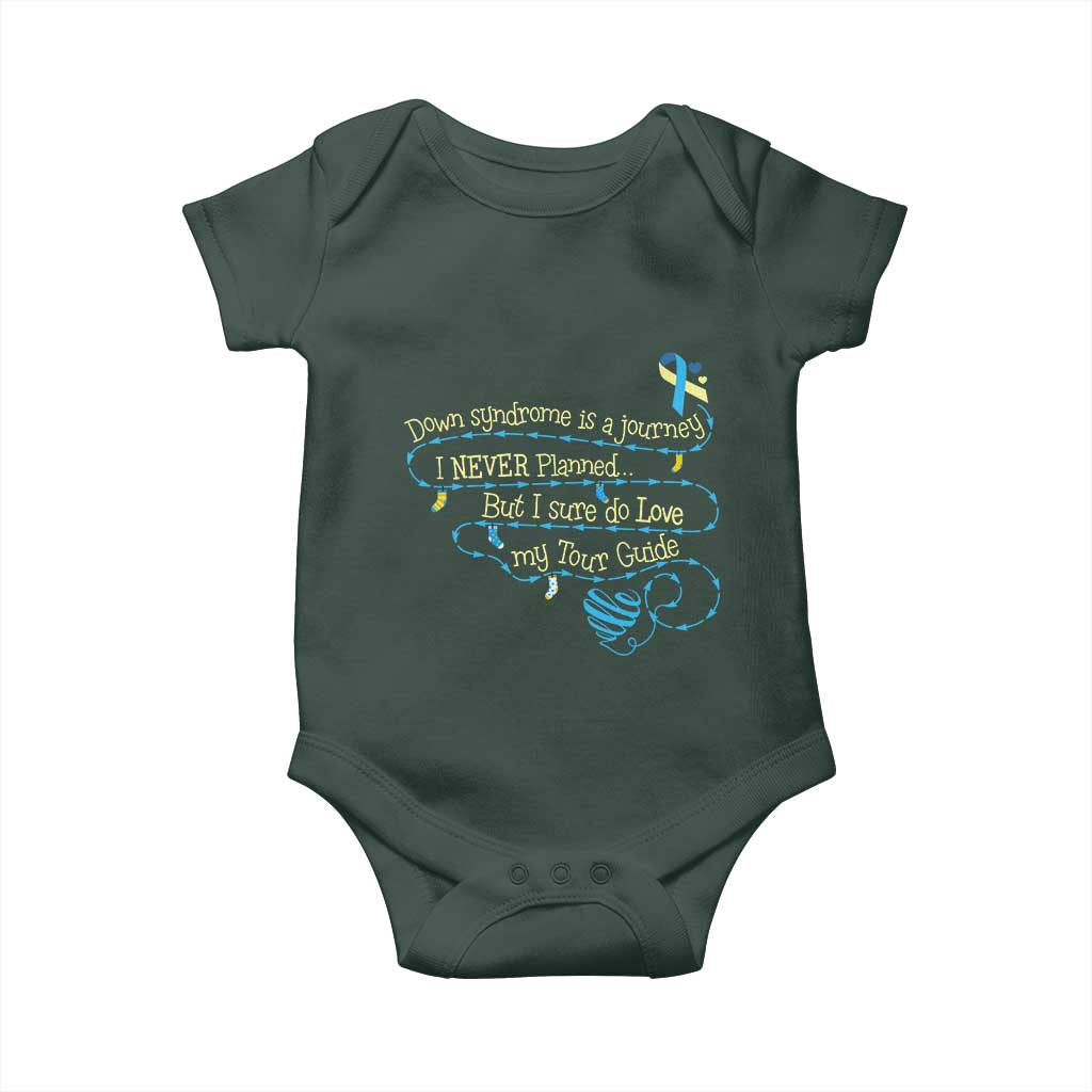 Down Syndrome Awareness Baby Onesie Down Syndrome Is A Journey I Never Planned