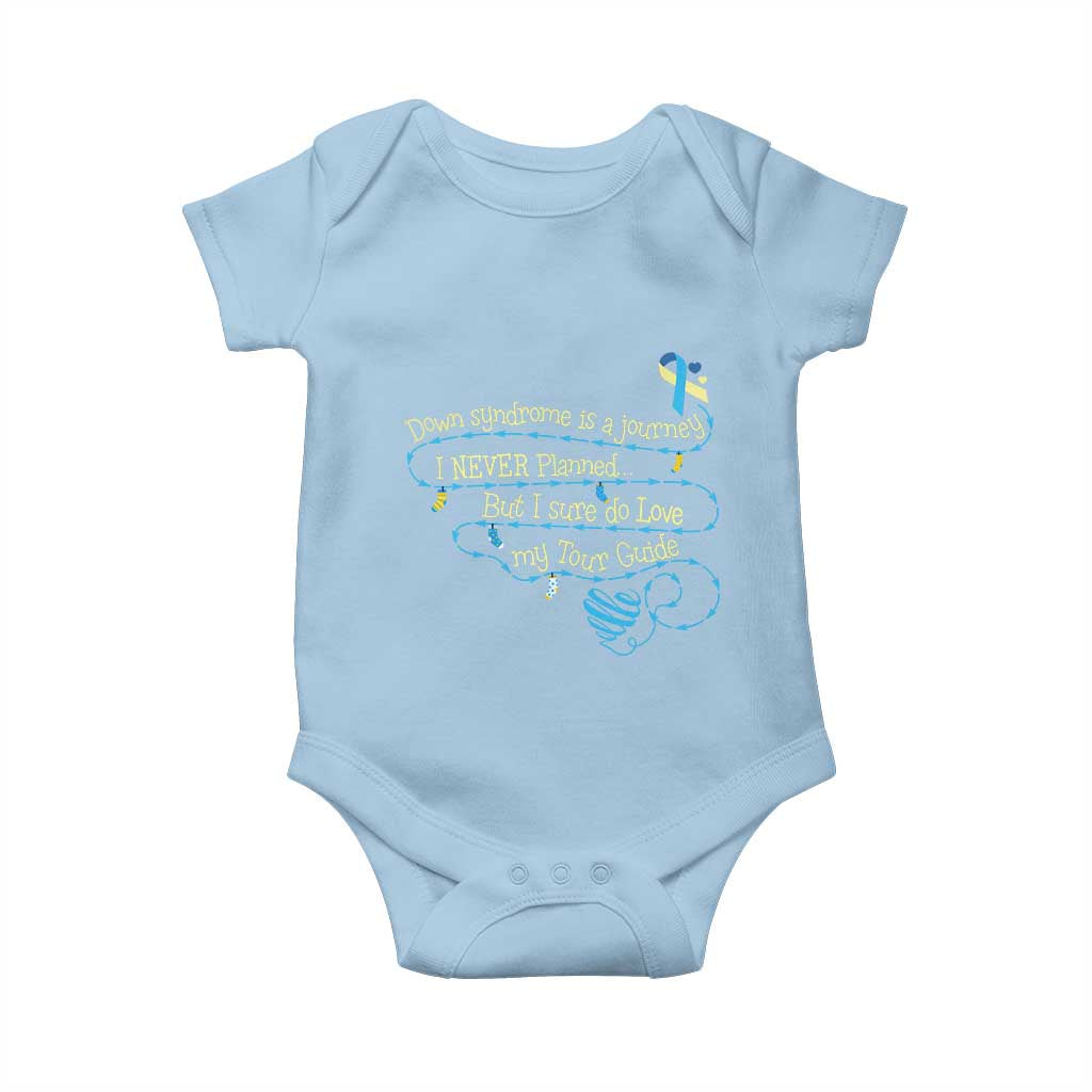 Down Syndrome Awareness Baby Onesie Down Syndrome Is A Journey I Never Planned