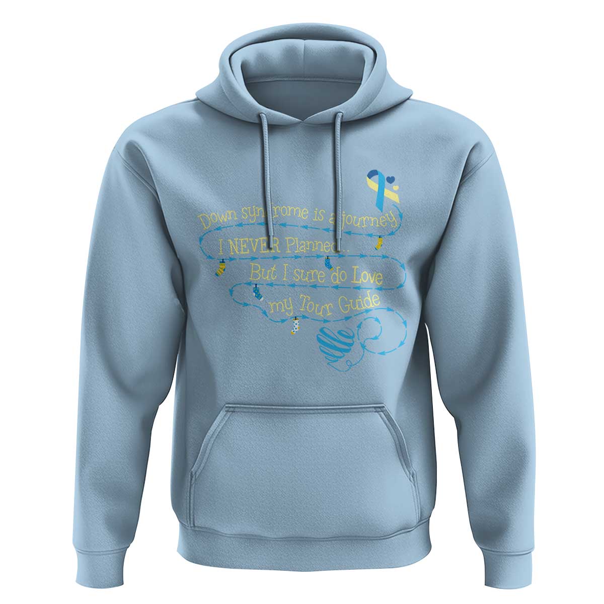 Down Syndrome Awareness Hoodie Down Syndrome Is A Journey I Never Planned