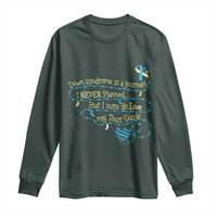 Down Syndrome Awareness Long Sleeve Shirt Down Syndrome Is A Journey I Never Planned