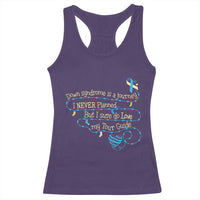 Down Syndrome Awareness Racerback Tank Top Down Syndrome Is A Journey I Never Planned
