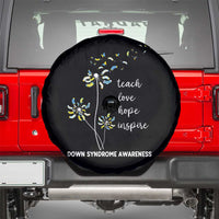 Down Syndrome Awareness Spare Tire Cover Teach Love Hope Inspire Socks Dandelion