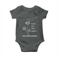 Down Syndrome Awareness Baby Onesie Teach Love Hope Inspire Socks Dandelion