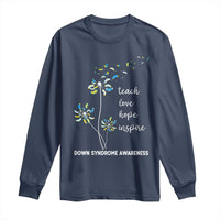 Down Syndrome Awareness Long Sleeve Shirt Teach Love Hope Inspire Socks Dandelion