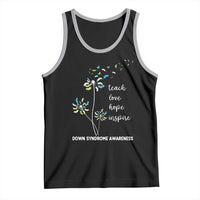 Down Syndrome Awareness Tank Top Teach Love Hope Inspire Socks Dandelion