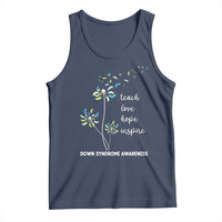 Down Syndrome Awareness Tank Top Teach Love Hope Inspire Socks Dandelion