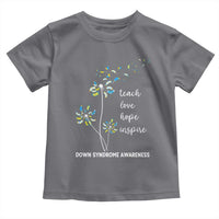 Down Syndrome Awareness Toddler T Shirt Teach Love Hope Inspire Socks Dandelion