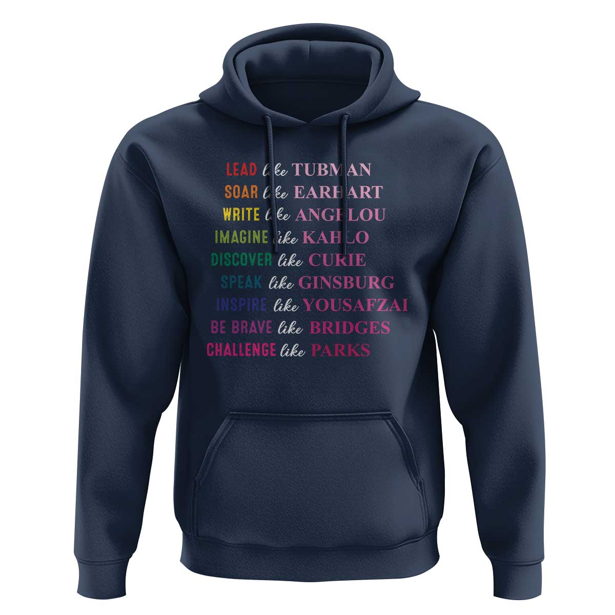 National Women's History Month Hoodie Lead Like Tubman Challenge Like Parks