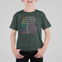 National Women's History Month T Shirt For Kid Lead Like Tubman Challenge Like Parks