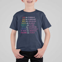 National Women's History Month T Shirt For Kid Lead Like Tubman Challenge Like Parks