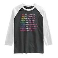 National Women's History Month Raglan Shirt Lead Like Tubman Challenge Like Parks