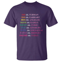 National Women's History Month T Shirt Lead Like Tubman Challenge Like Parks