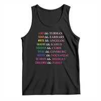 National Women's History Month Tank Top Lead Like Tubman Challenge Like Parks